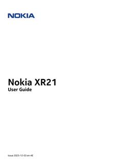 Nokia XR21 manual. Smartphone Instructions.